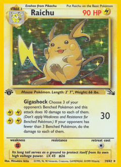 Raichu Fossil #14
