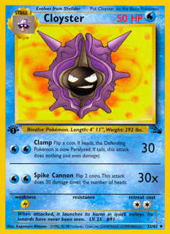 Cloyster Fossil #32