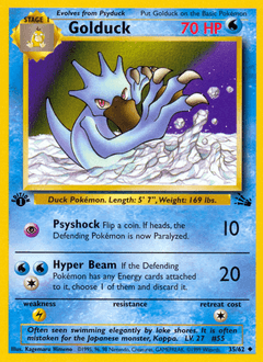 Golduck Fossil #35
