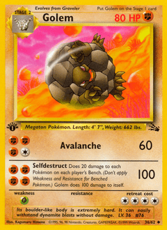 Golem Fossil #36