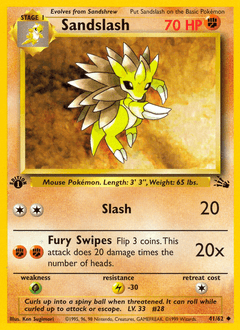 Sandslash Fossil #41