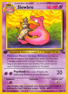 Slowbro Fossil #43