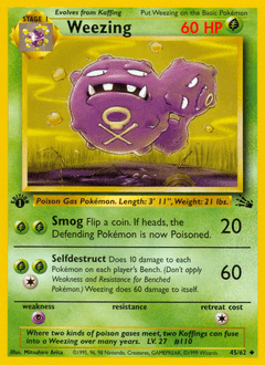 Weezing Fossil #45