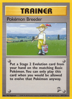 Pokémon Breeder Base Set 2 #105