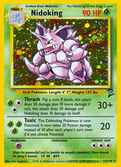 Nidoking Base Set 2 #11