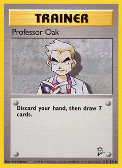 Professor Oak Base Set 2 #116