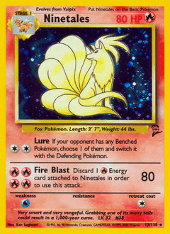 Ninetales Base Set 2 #13
