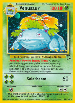 Venusaur Base Set 2 #18