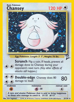 Chansey Base Set 2 #3