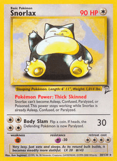 Snorlax Base Set 2 #30