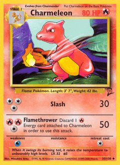 Charmeleon Base Set 2 #35
