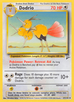 Dodrio Base Set 2 #37