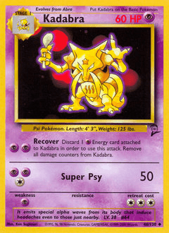Kadabra Base Set 2 #46