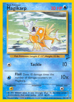 Magikarp Base Set 2 #50