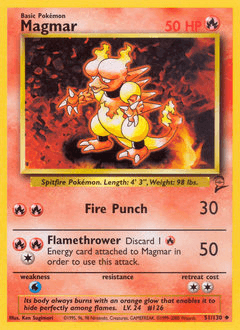 Magmar Base Set 2 #51