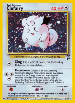Clefairy Base Set 2 #6