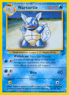 Wartortle Base Set 2 #63