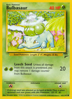Bulbasaur Base Set 2 #67