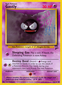 Gastly Base Set 2 #75