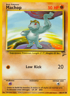 Machop Base Set 2 #78