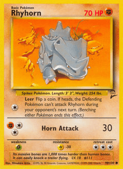 Rhyhorn Base Set 2 #90