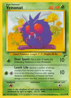 Venonat Base Set 2 #97