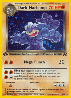 Dark Machamp Team Rocket #10