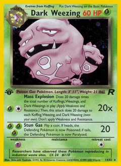 Dark Weezing Team Rocket #14