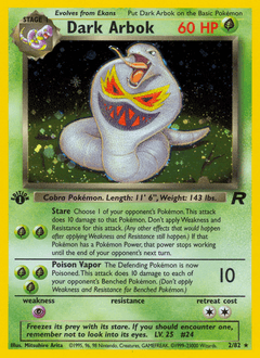 Dark Arbok Team Rocket #2