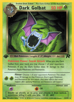Dark Golbat Team Rocket #24