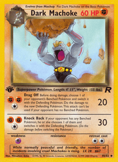 Dark Machoke Team Rocket #40