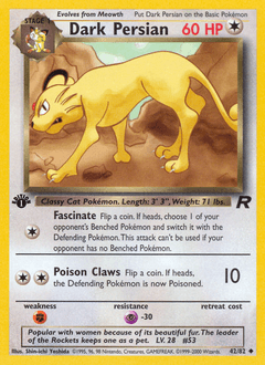 Dark Persian Team Rocket #42