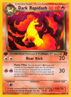 Dark Rapidash Team Rocket #44