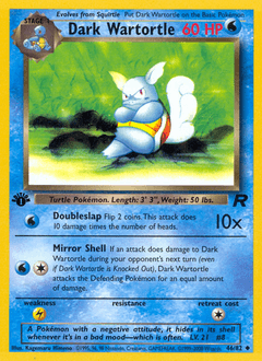 Dark Wartortle Team Rocket #46