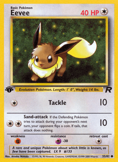 Eevee Team Rocket #55