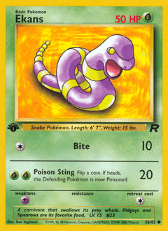 Ekans Team Rocket #56