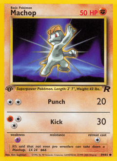 Machop Team Rocket #59