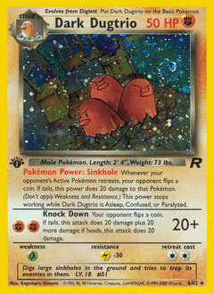 Dark Dugtrio Team Rocket #6