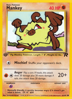Mankey Team Rocket #61