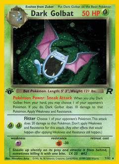 Dark Golbat Team Rocket #7
