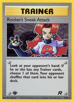Rocket's Sneak Attack Team Rocket #72