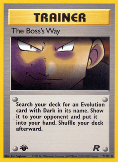 The Boss's Way Team Rocket #73