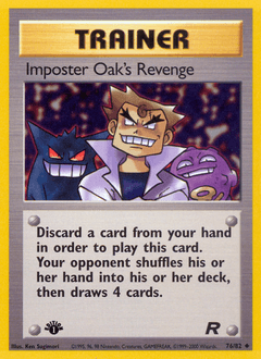 Imposter Oak's Revenge Team Rocket #76