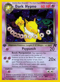 Dark Hypno Team Rocket #9