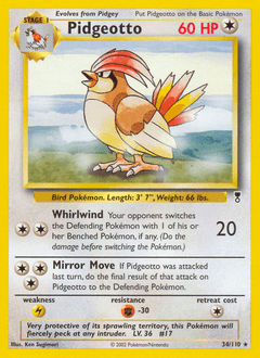 Pidgeotto Legendary Collection #34