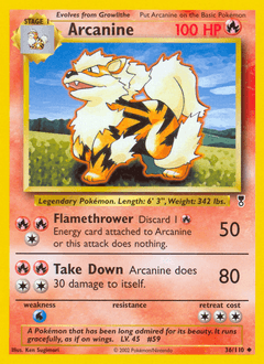 Arcanine Legendary Collection #36