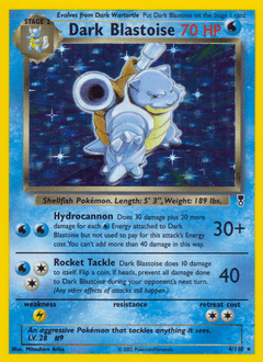 Dark Blastoise Legendary Collection #4