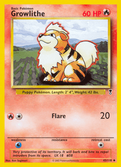 Growlithe Legendary Collection #45