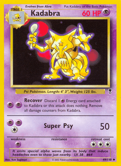 Kadabra Legendary Collection #49