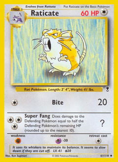 Raticate Legendary Collection #61
